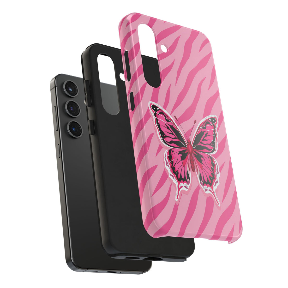 Pink Butterfly - Tough Phone Case