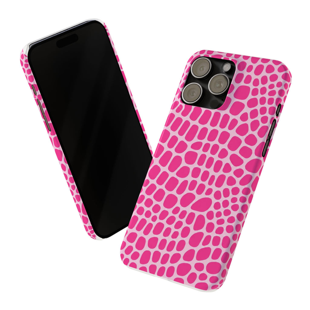 Pink Gator — Slim iphone Case