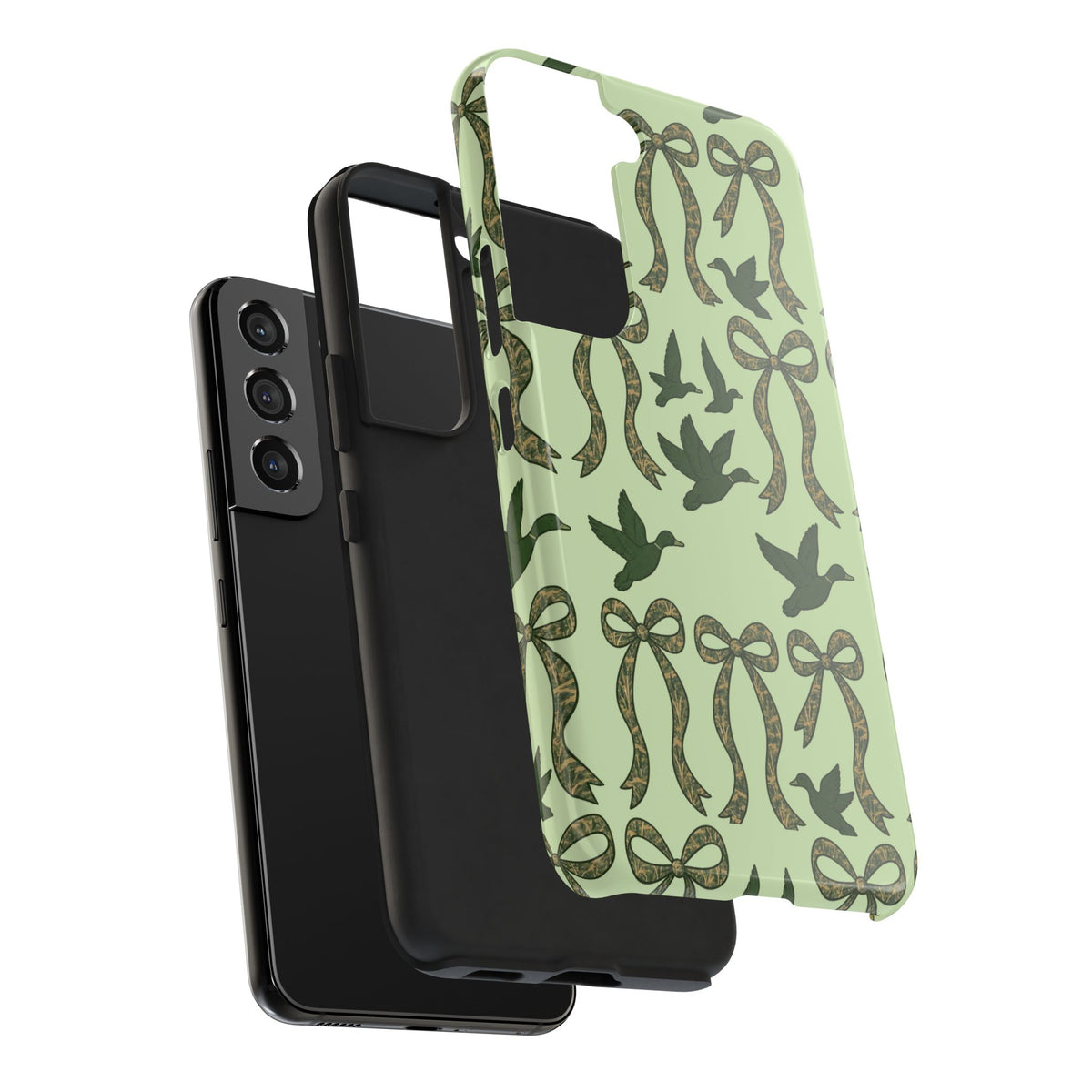 Duck "Cam-bow" - Tough Phone Case (Green)