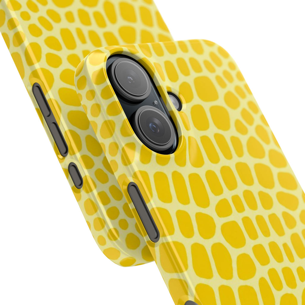 Yellow Gator — Slim iphone Case