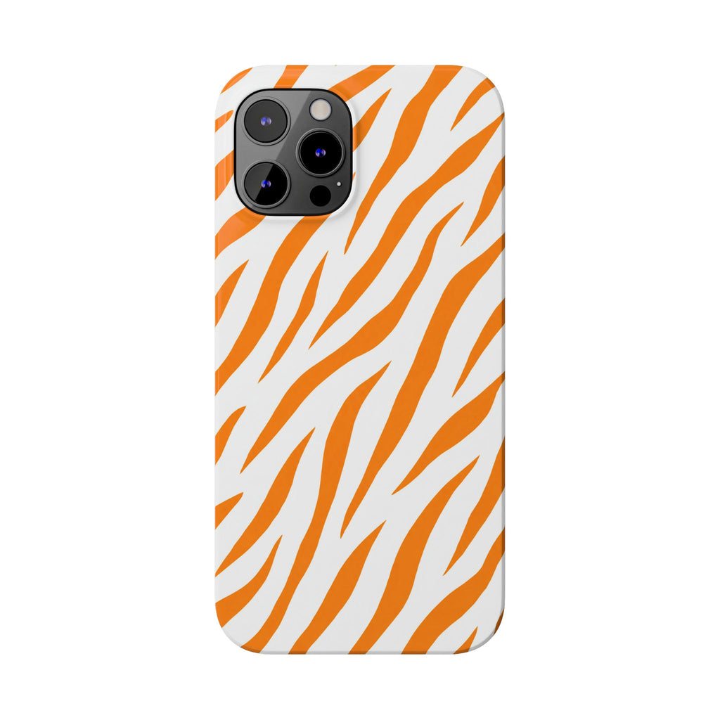 Orange Zebra— Slim iphone Case