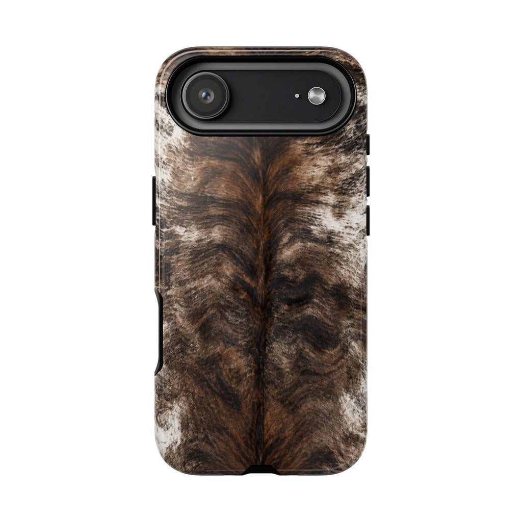The Brindle Cow  —  Cow Print Tough iphone Case