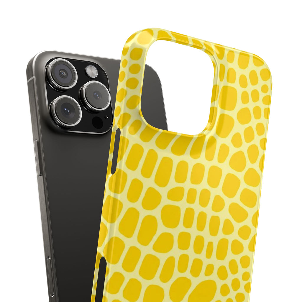 Yellow Gator — Slim iphone Case