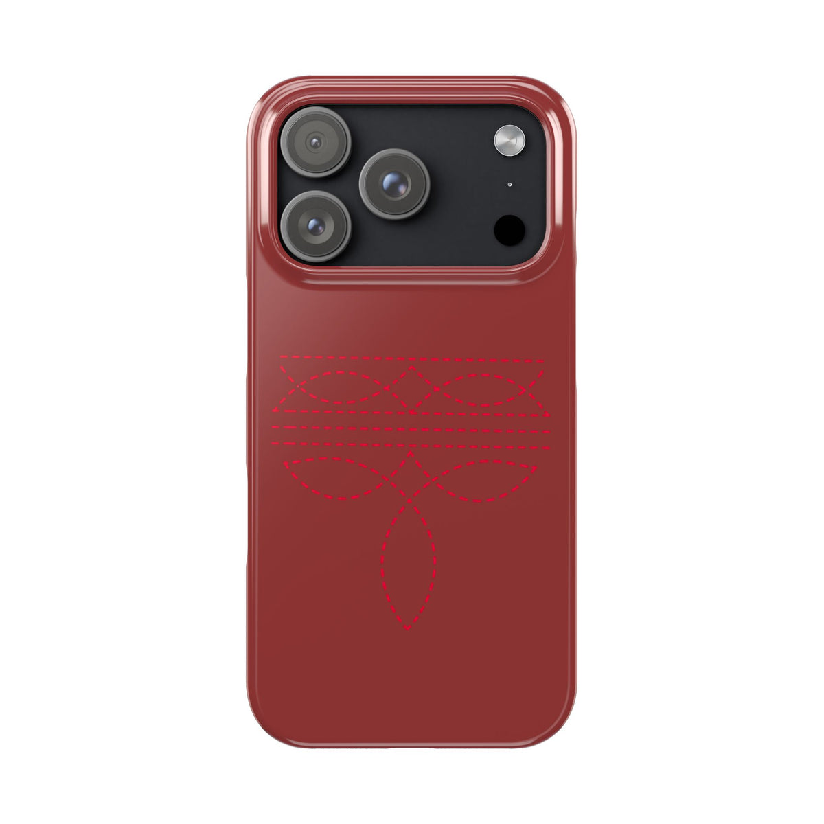 Red Boot Stitch — Slim iphone Case