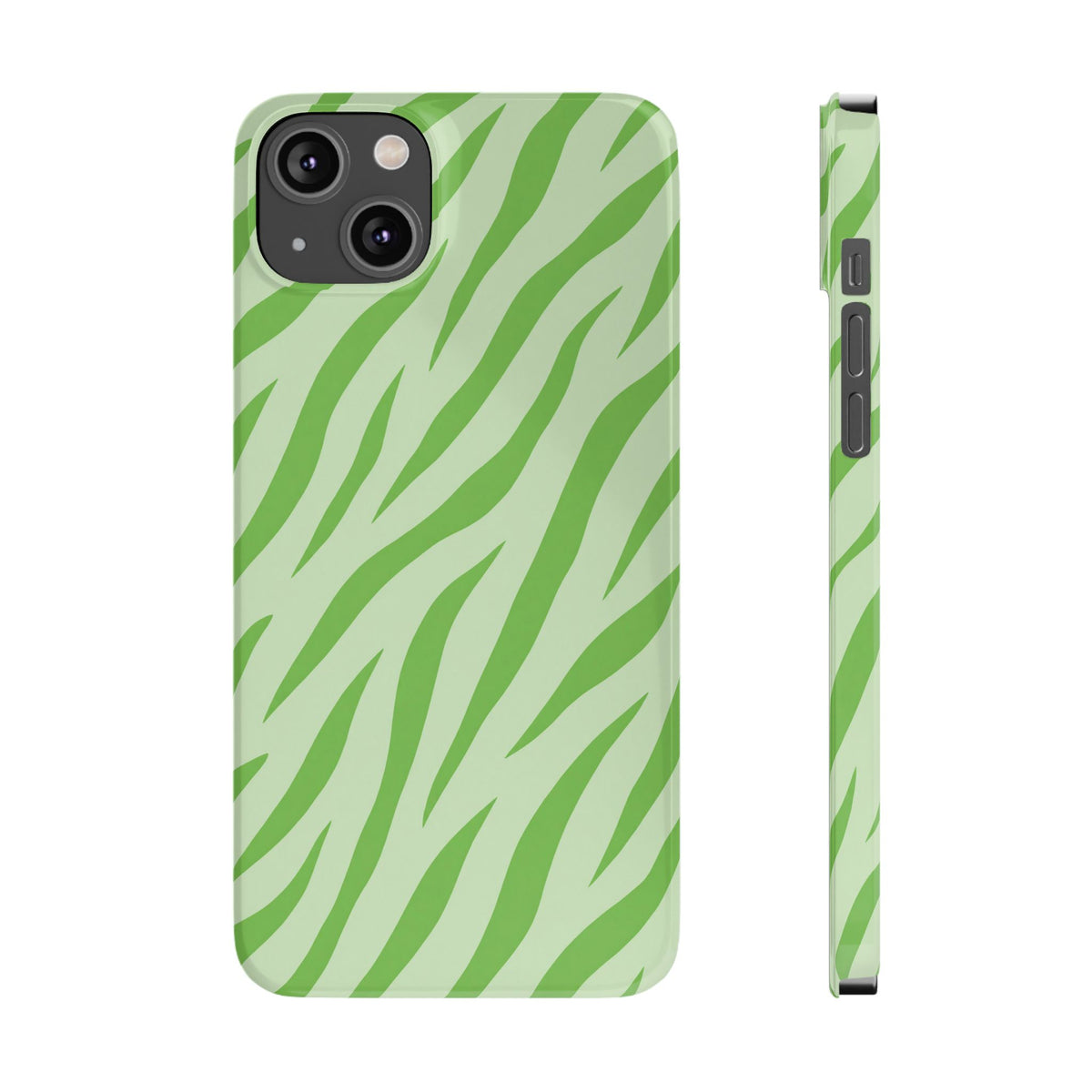 Green Zebra — Slim iphone Case