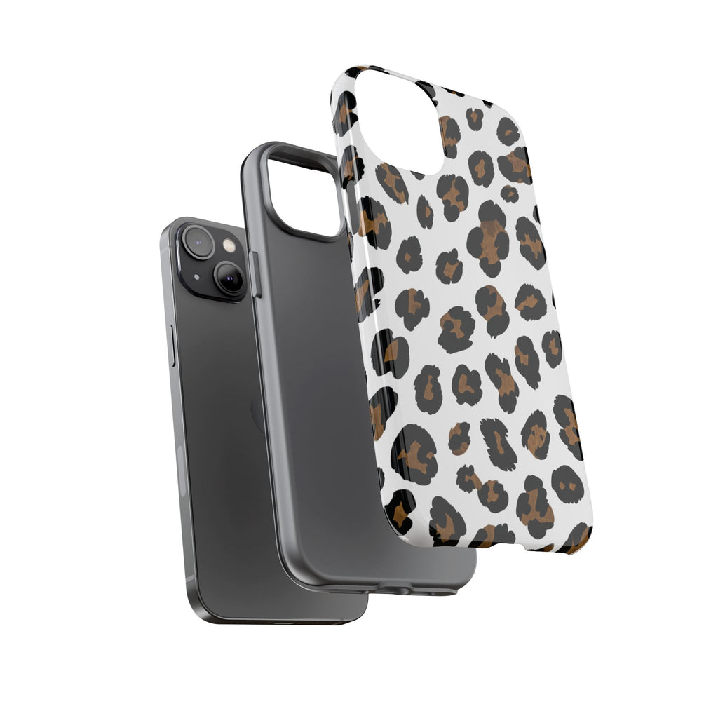 White Classic Leopard — Tough iphone case