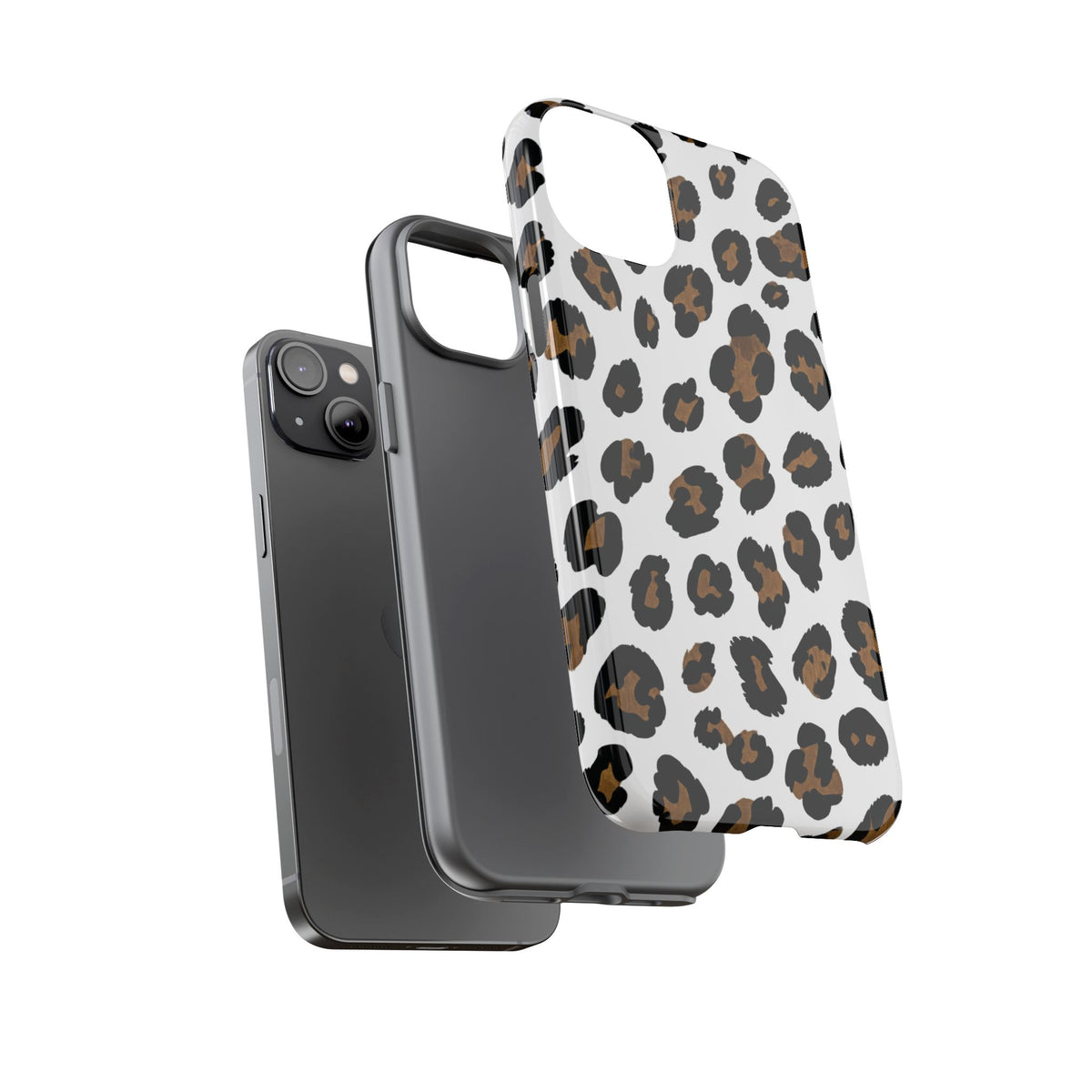 White Classic Leopard — Tough iphone case