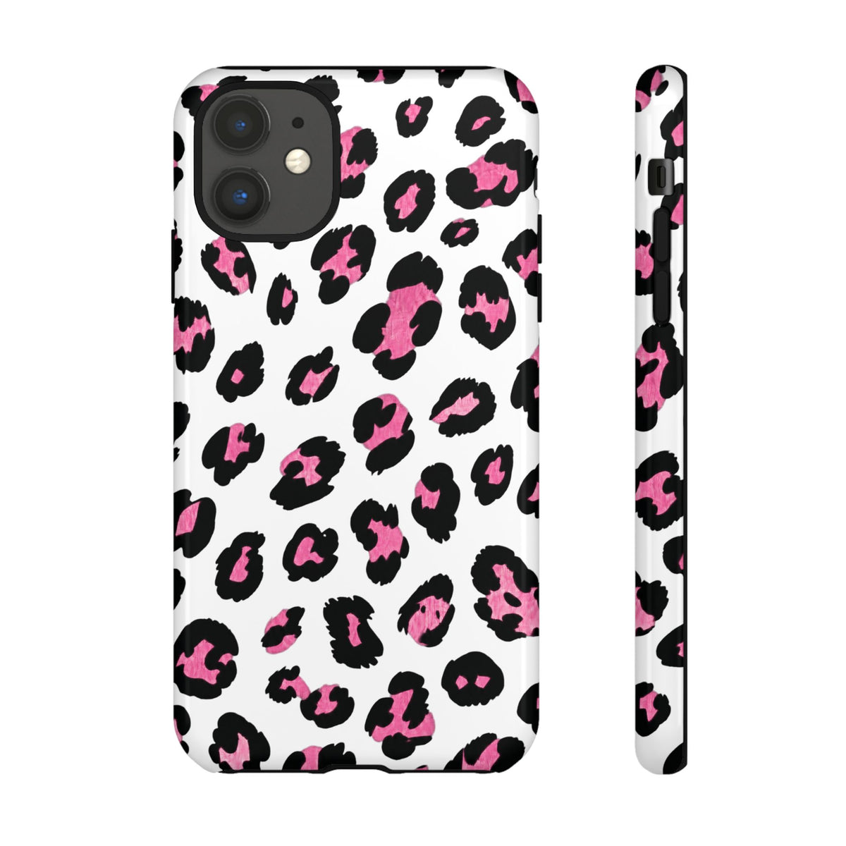 Pink Leopard Print Phone Case — Tough iphone Case