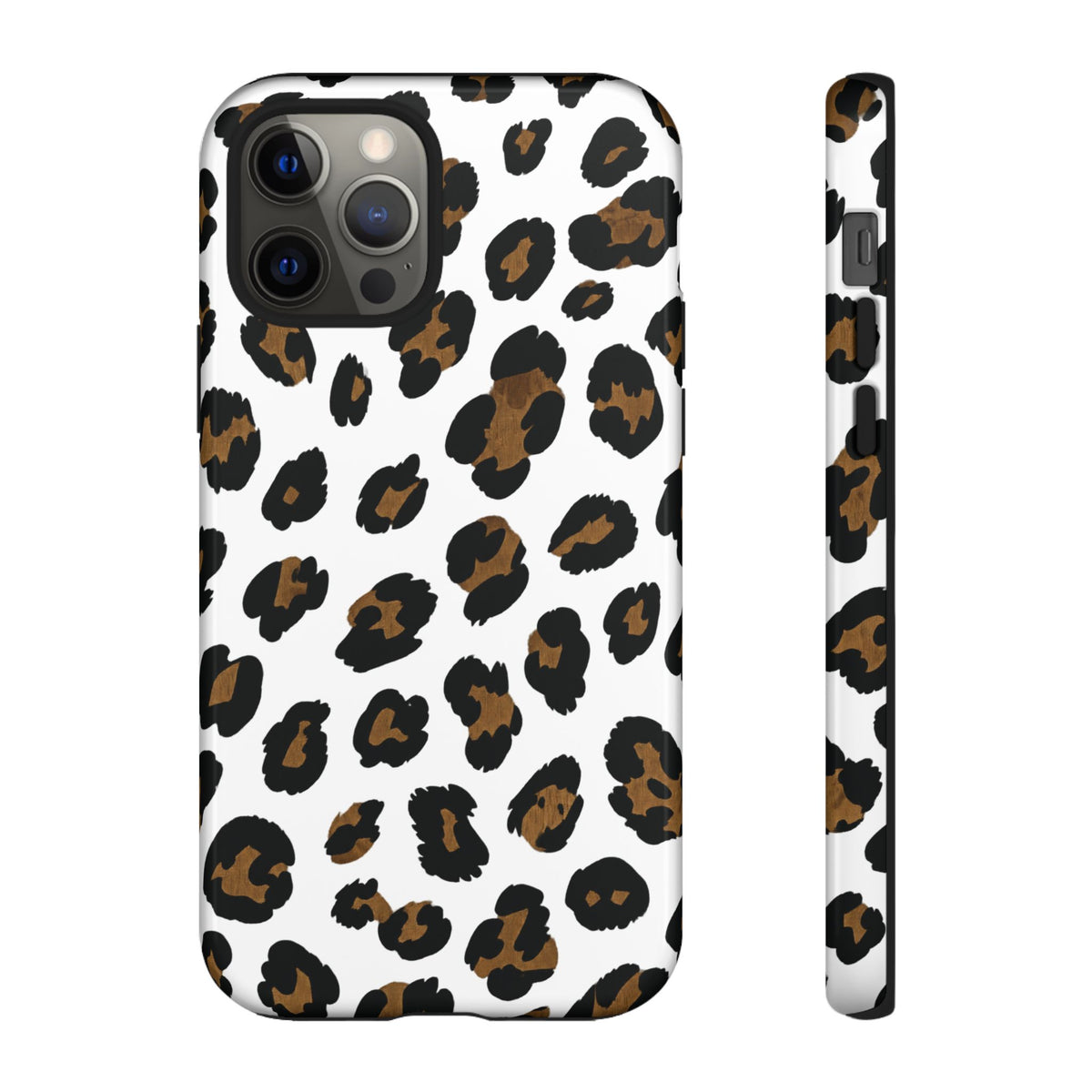 White Classic Leopard — Tough iphone case