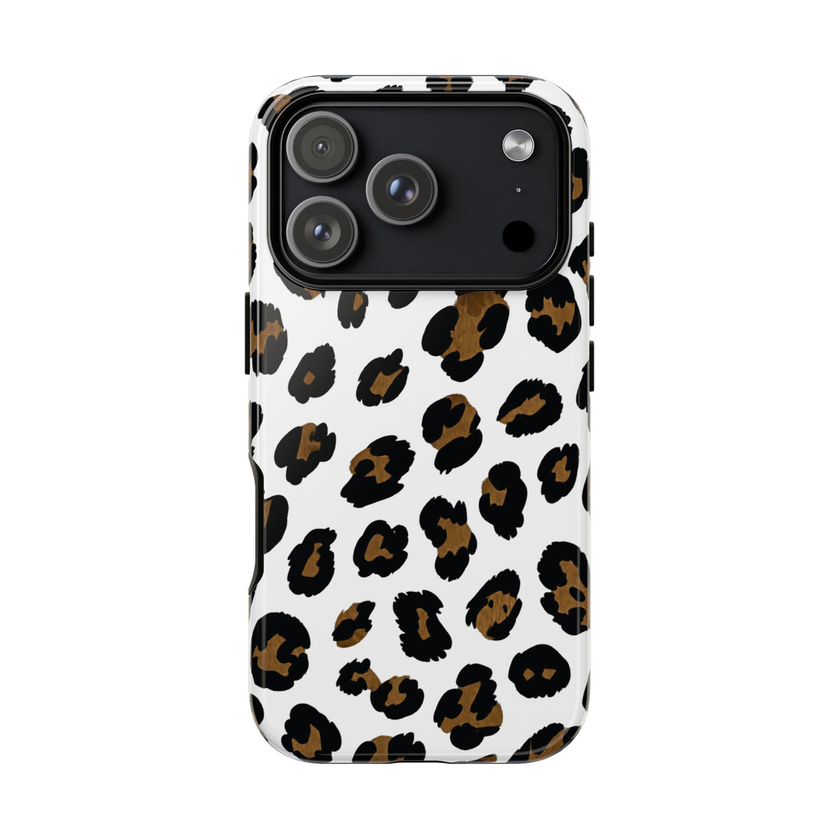 White Classic Leopard — Tough iphone case