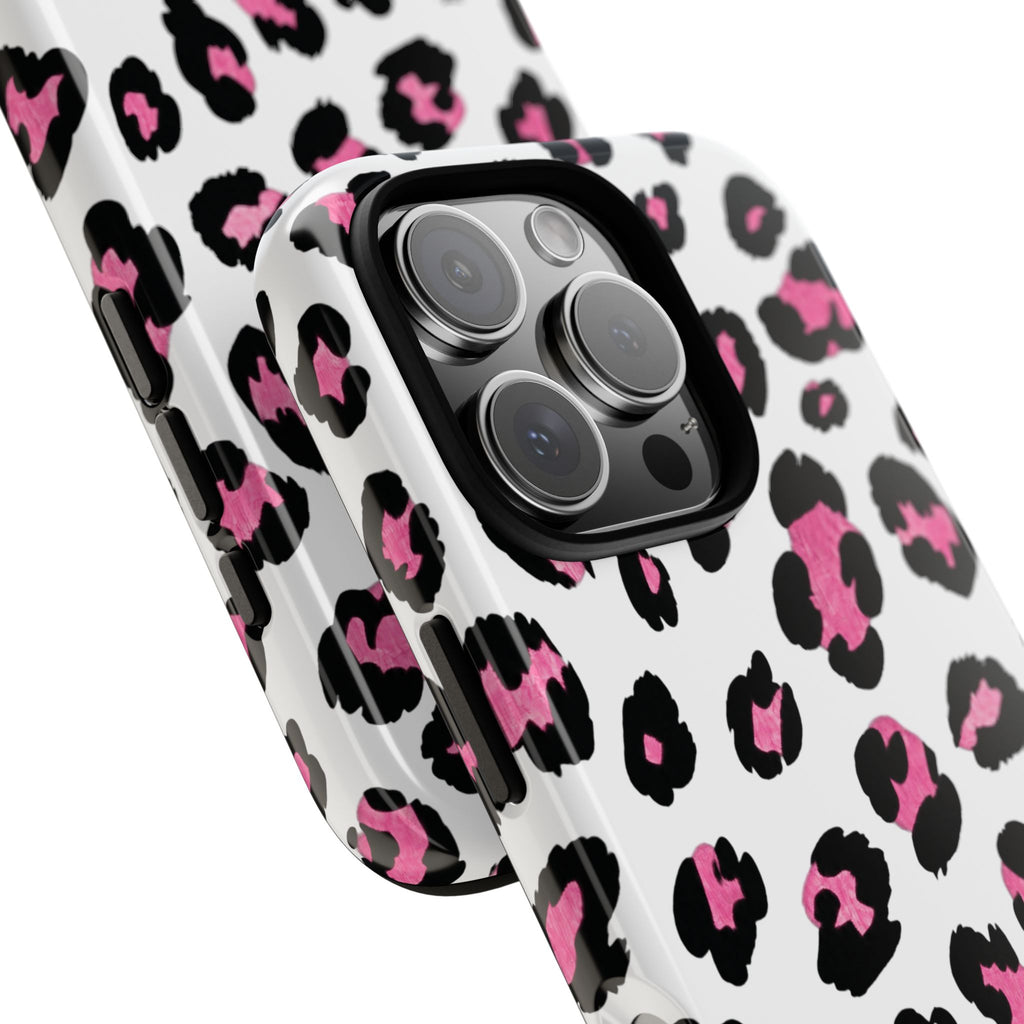 Pink Leopard Print Phone Case — Tough iphone Case