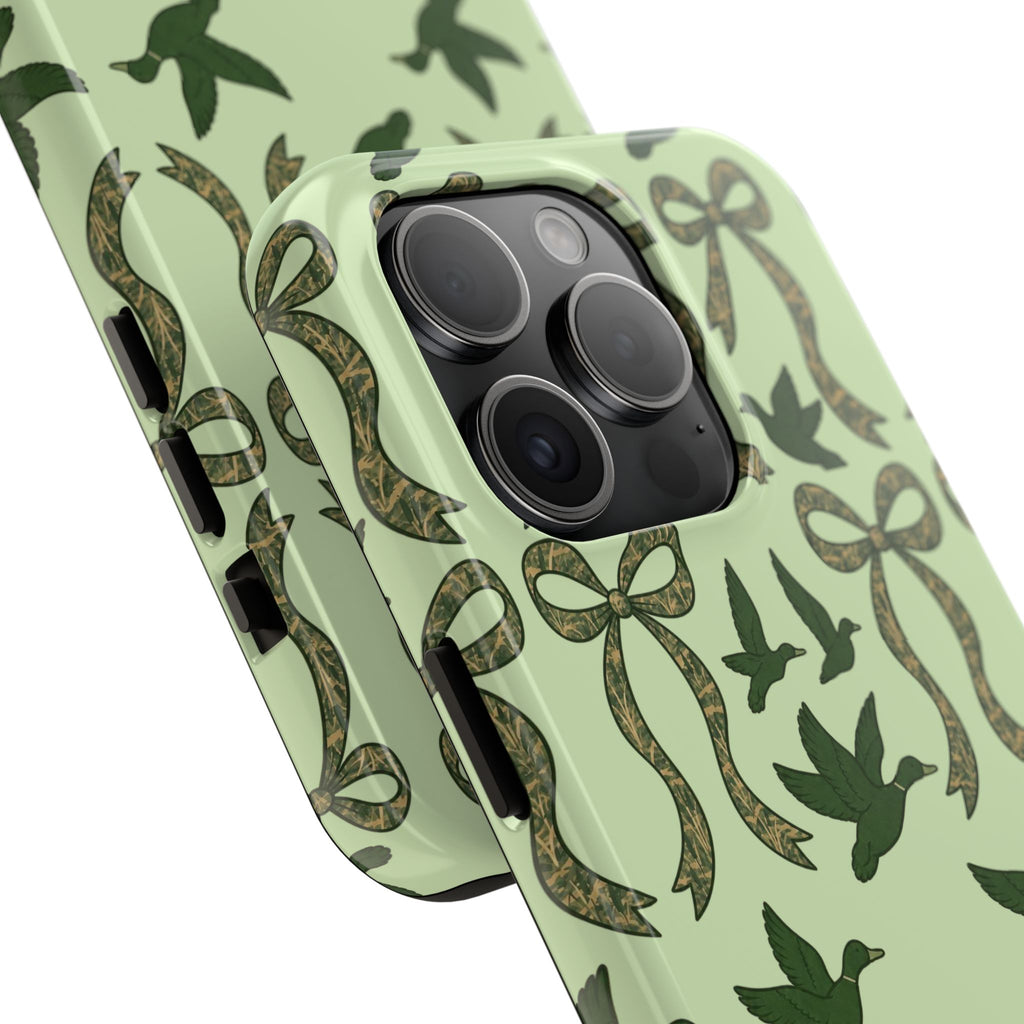 Duck "Cam-bow" - Tough Phone Case (Green)