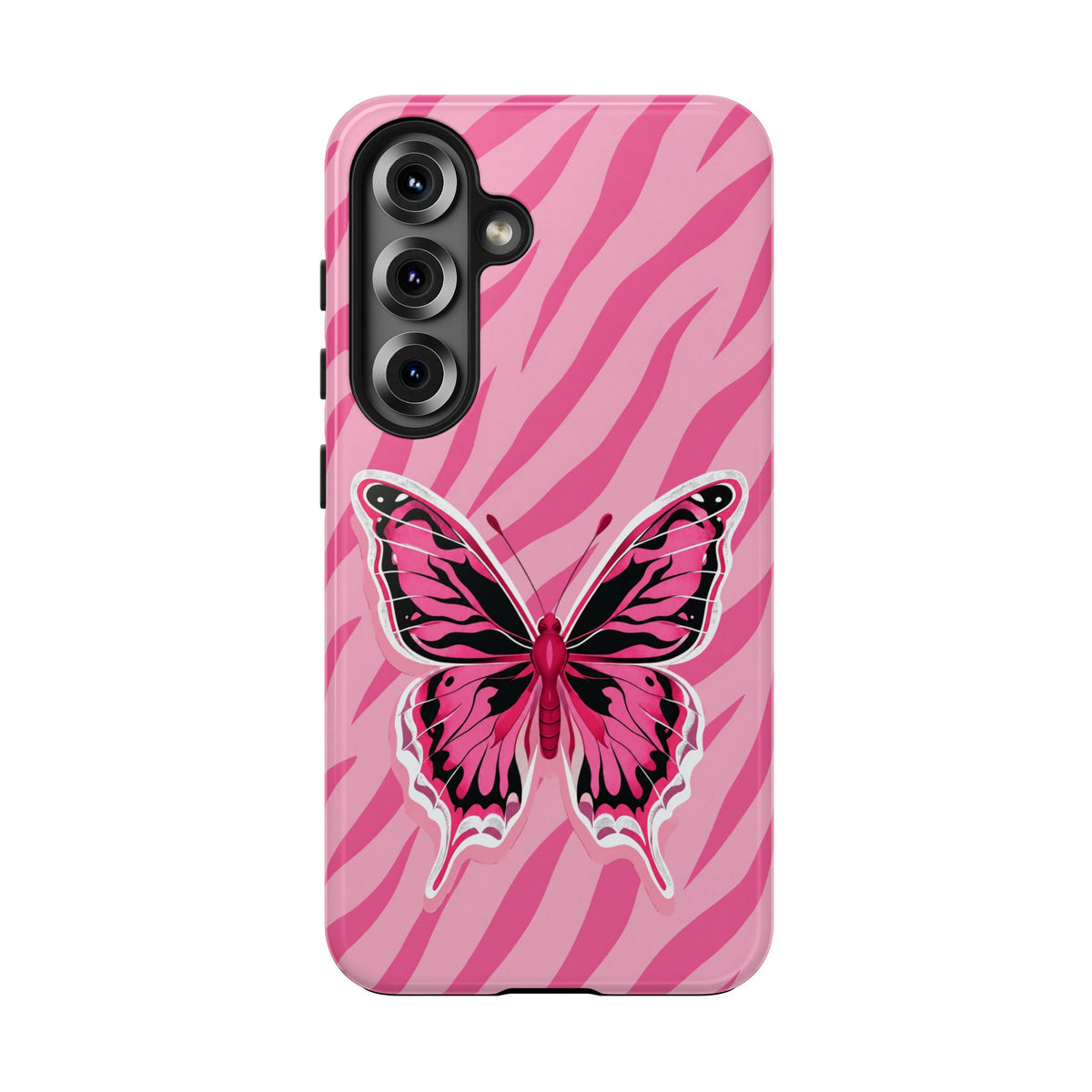 Pink Butterfly - Tough Phone Case