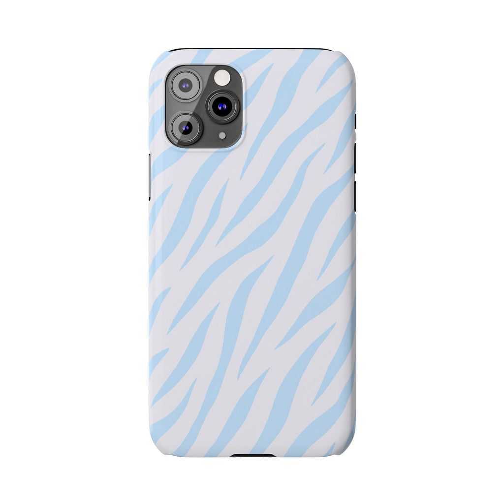 Blue Zebra - Slim iphone Case