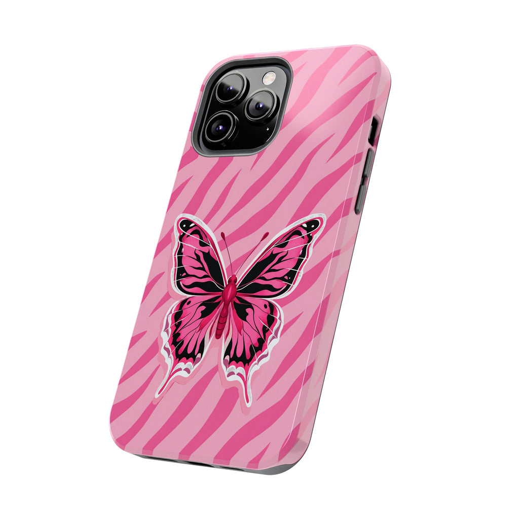 Pink Butterfly - Tough Phone Case
