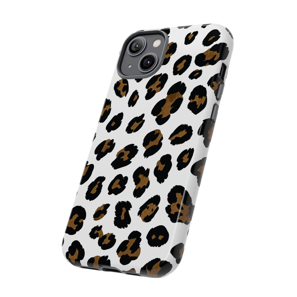 White Classic Leopard — Tough iphone case