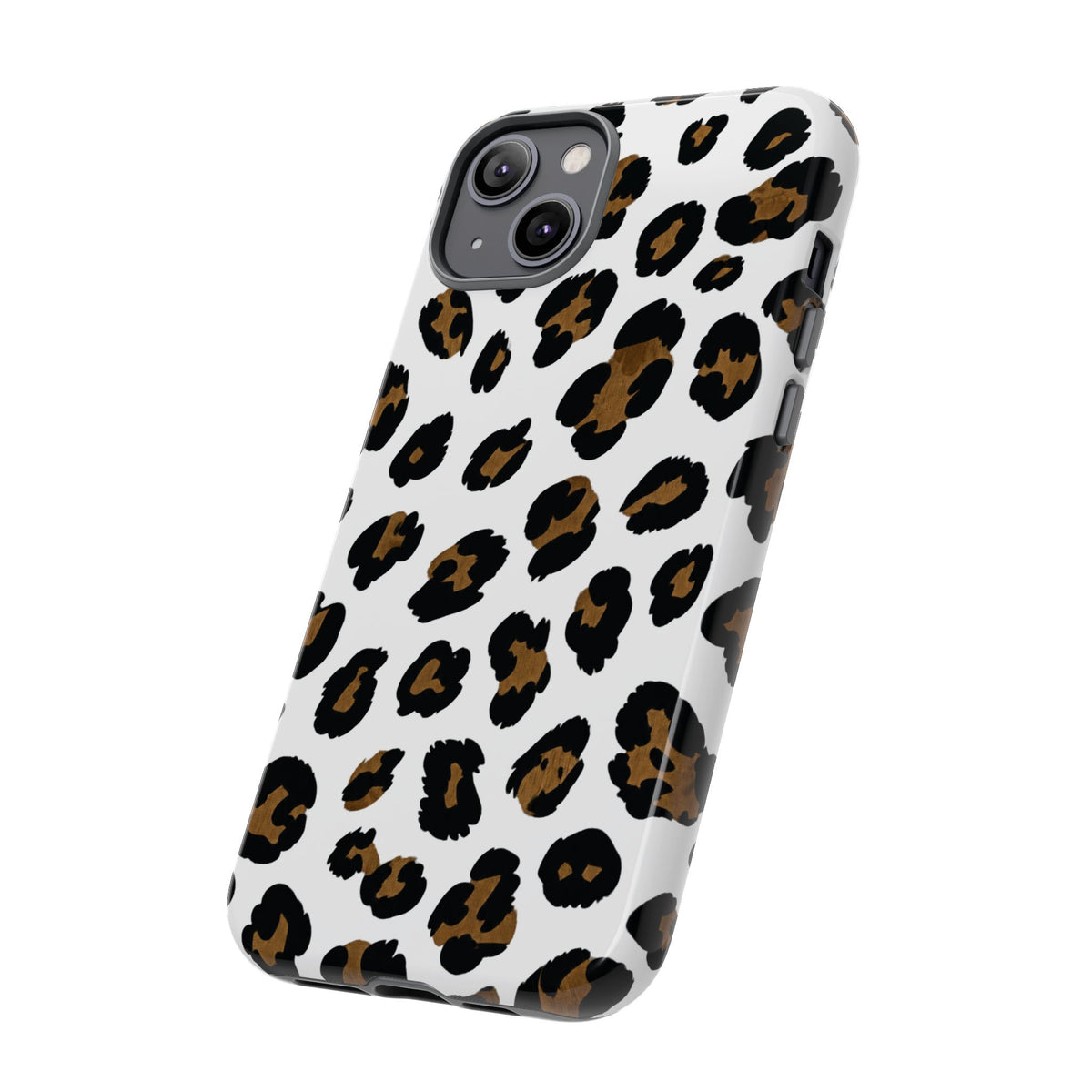 White Classic Leopard — Tough iphone case