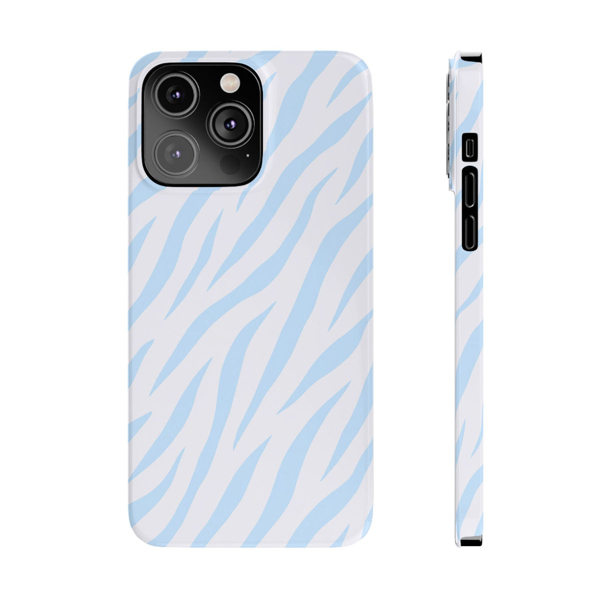 Blue Zebra - Slim iphone Case