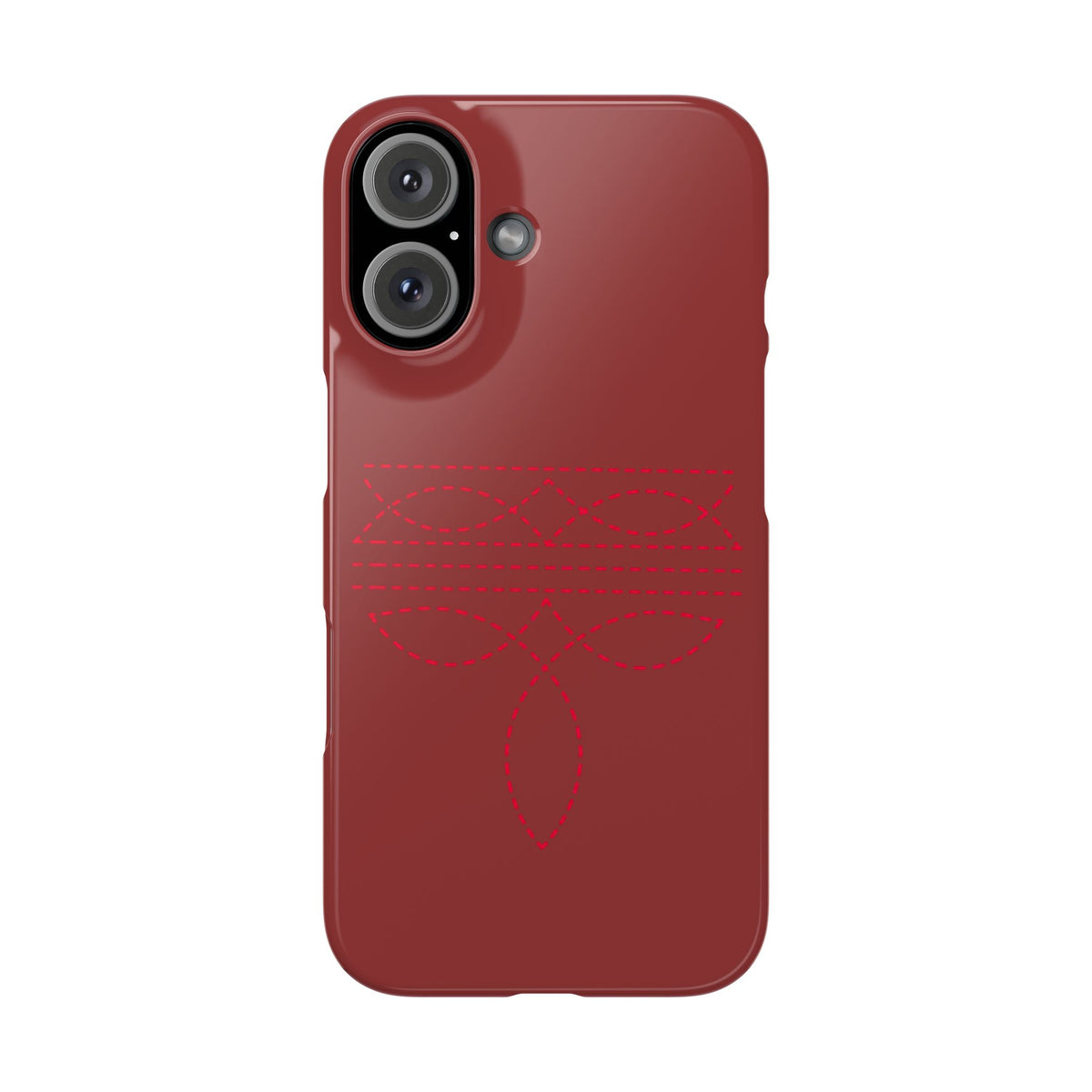 Red Boot Stitch — Slim iphone Case