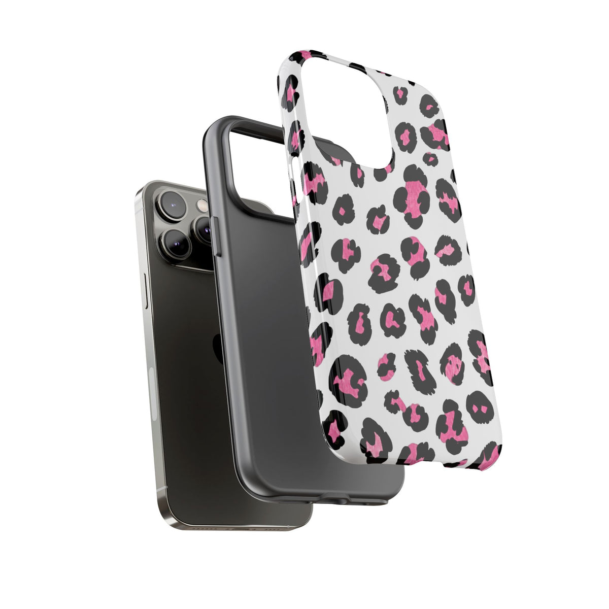 Pink Leopard Print Phone Case — Tough iphone Case