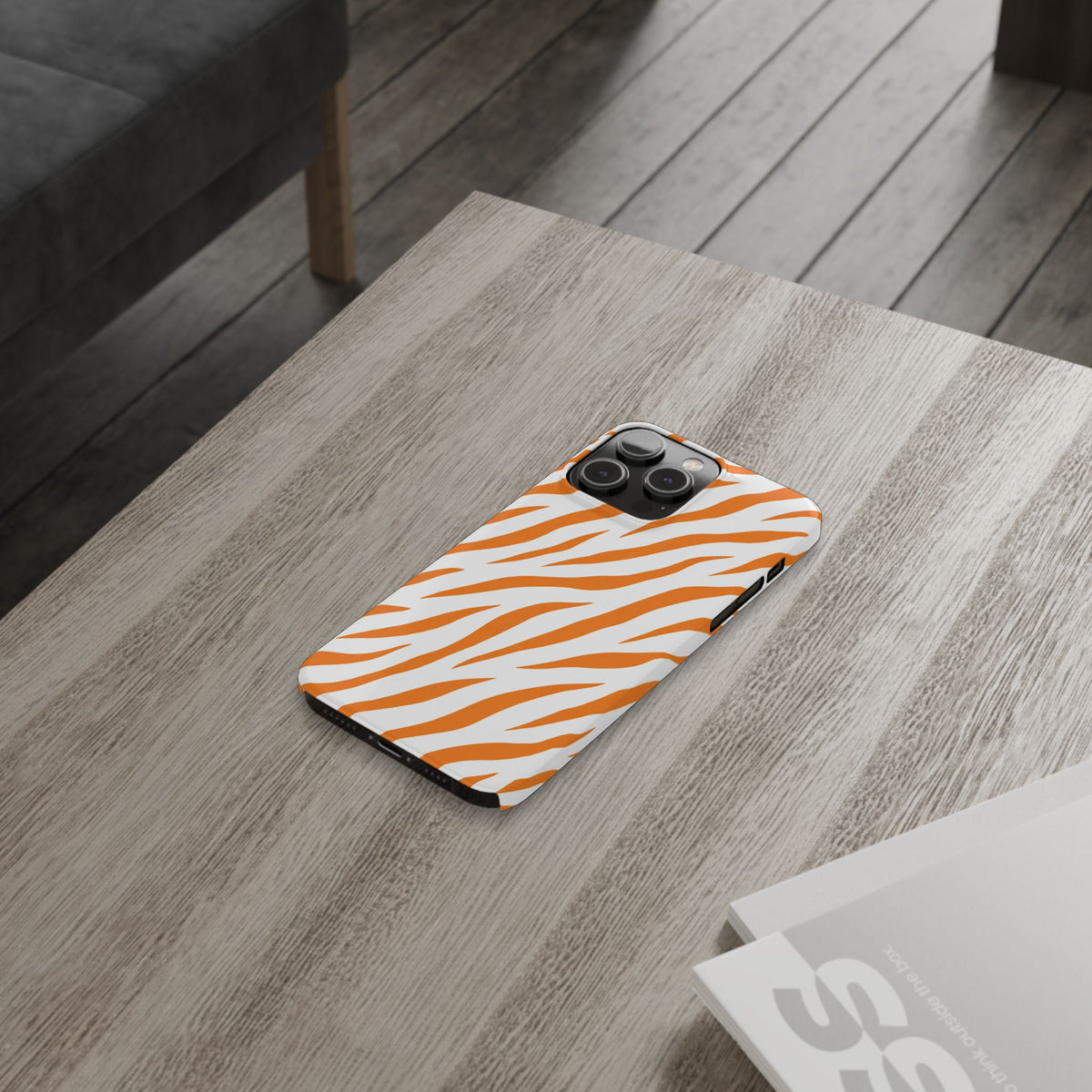Orange Zebra— Slim iphone Case