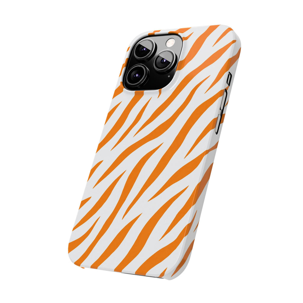 Orange Zebra— Slim iphone Case