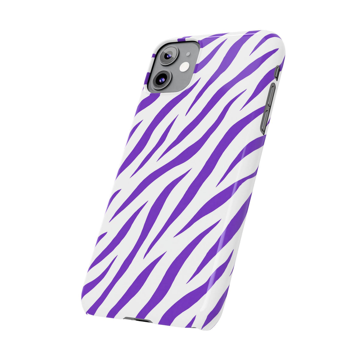 Purple Zebra  — Slim iphone Case