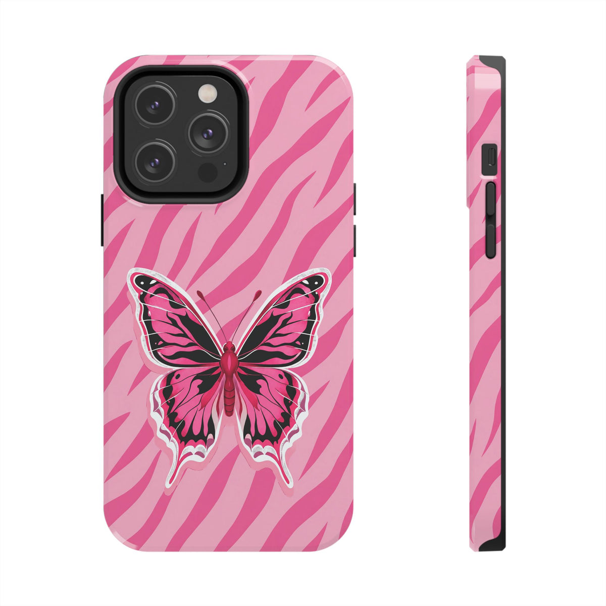 Pink Butterfly - Tough Phone Case
