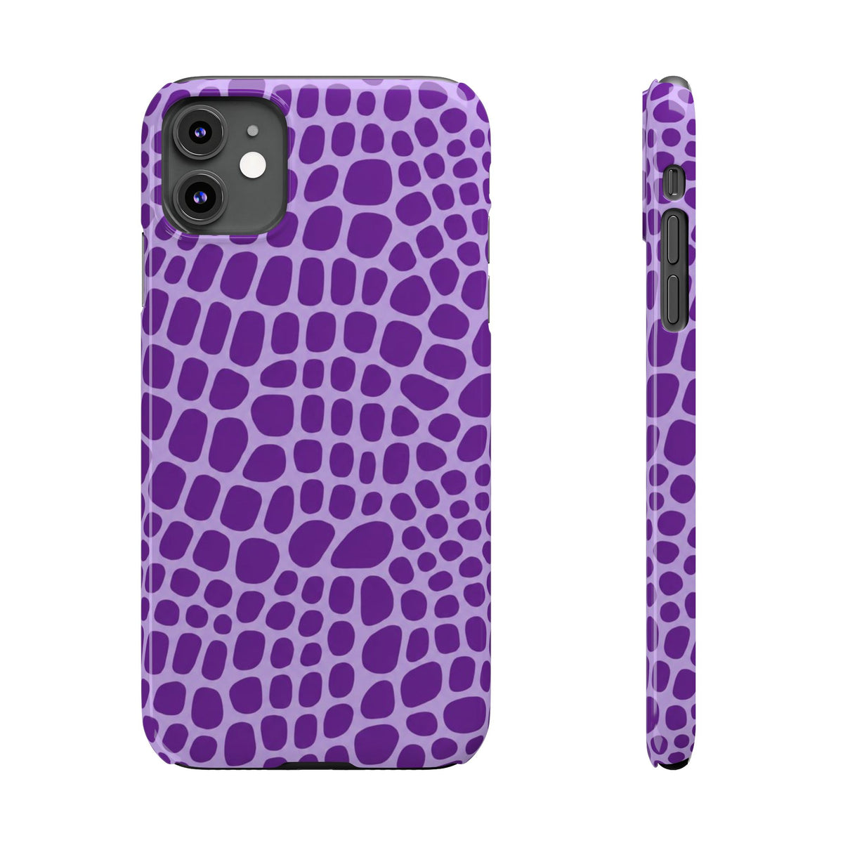 Purple Gator - Slim iphone Case