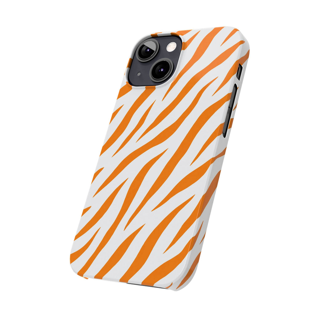 Orange Zebra— Slim iphone Case