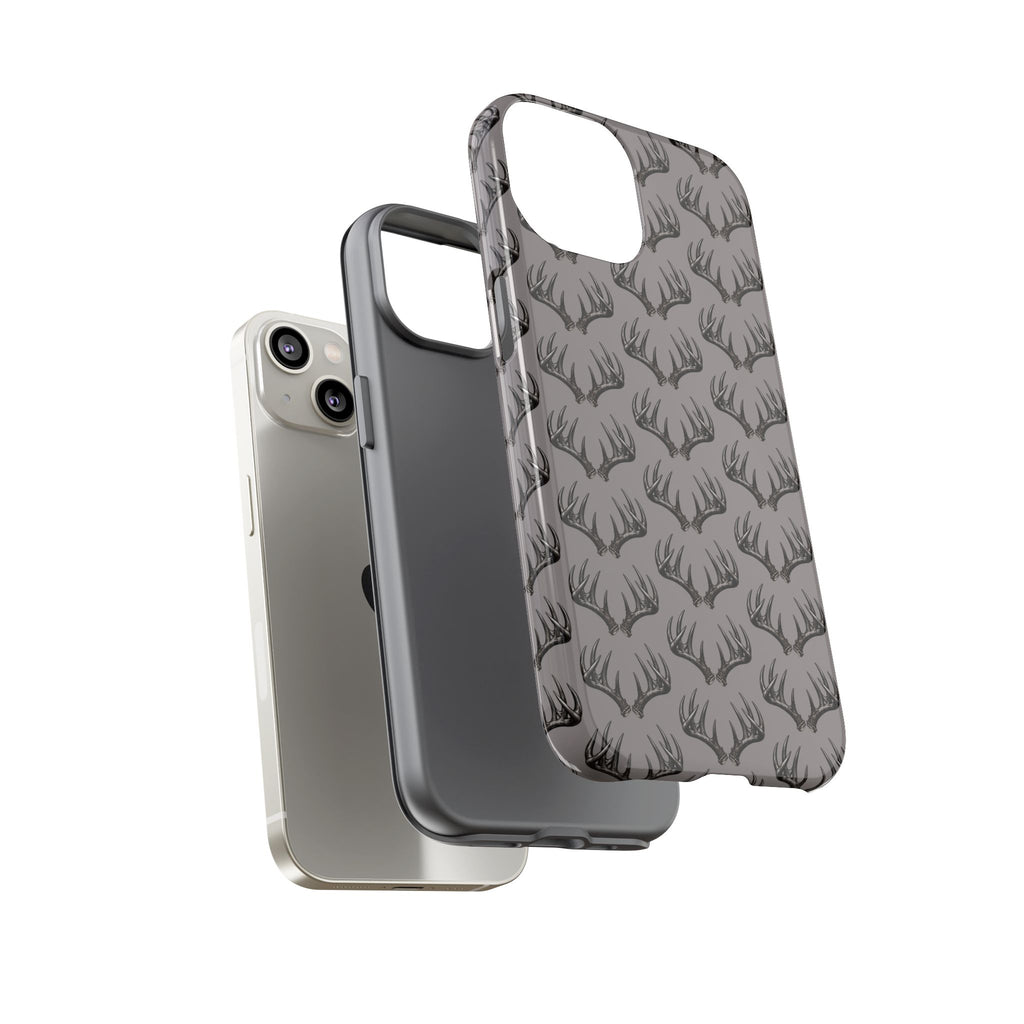 The White tail — Gray Deer Shed Tough iphone Case