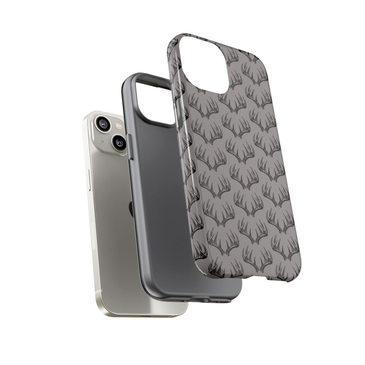 The White tail — Gray Deer Shed Tough iphone Case