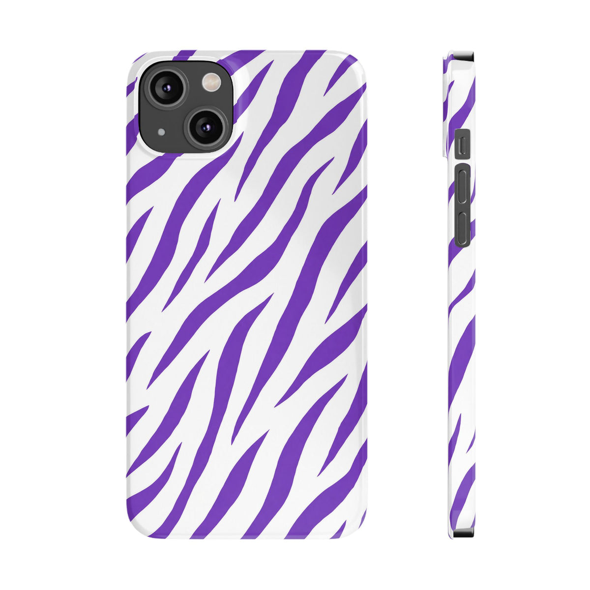 Purple Zebra  — Slim iphone Case