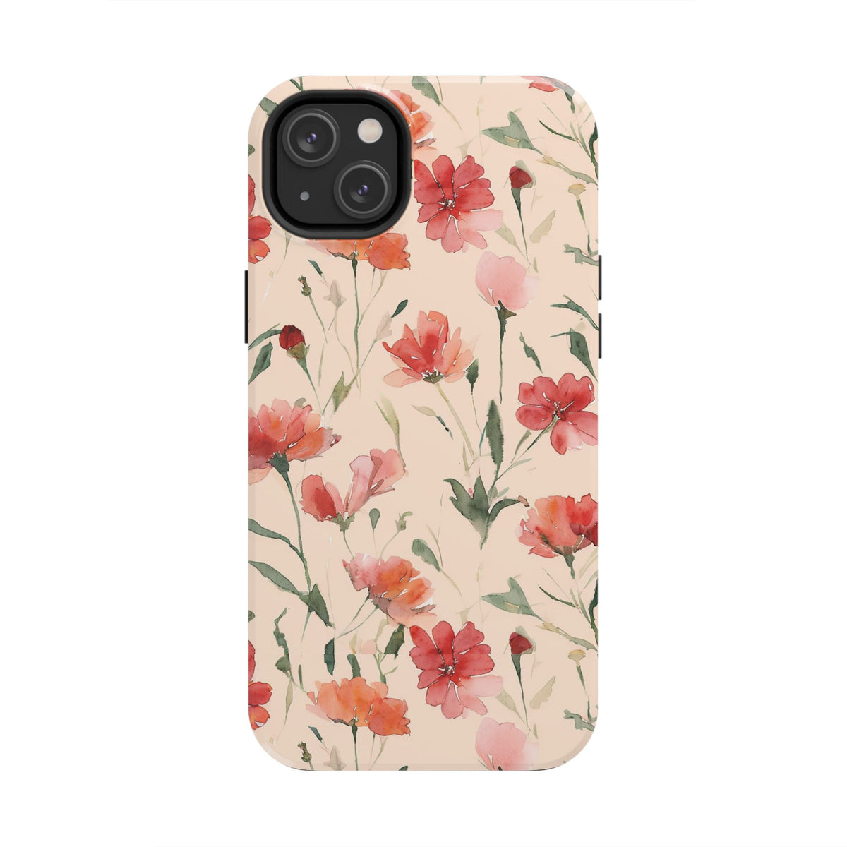 Floral Watercolor — Tough Phone Case