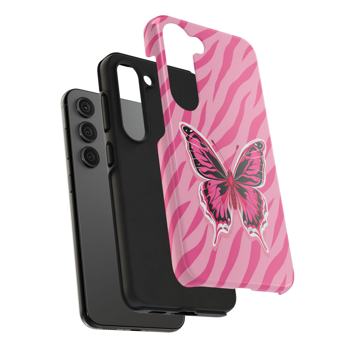 Pink Butterfly - Tough Phone Case