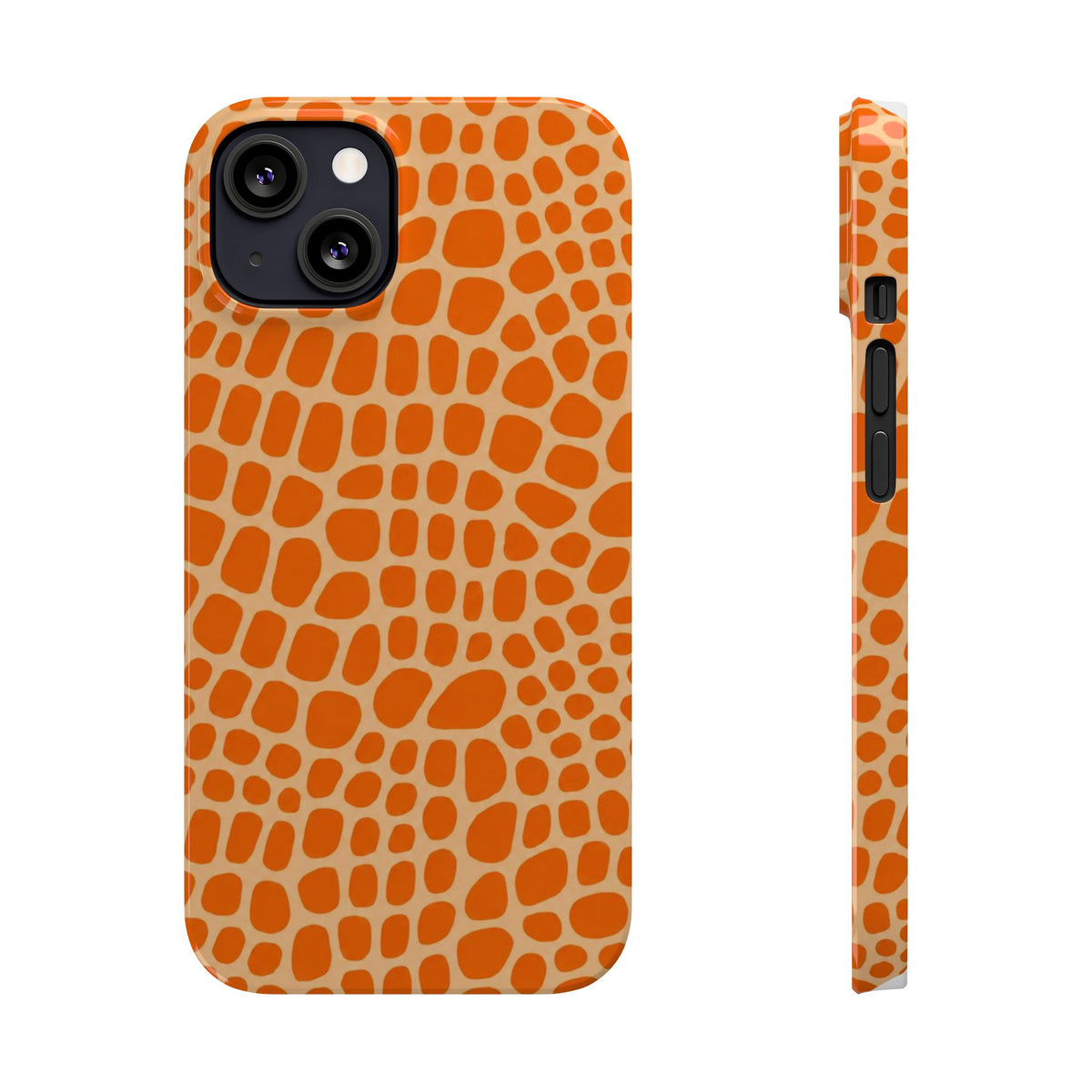Orange Gator— Slim iphone Case