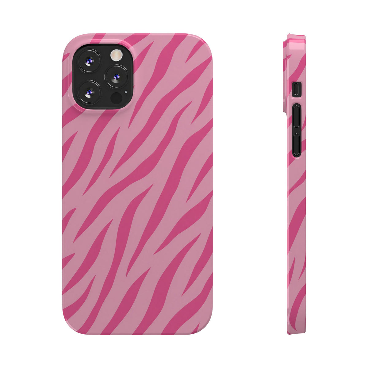 Pink Zebra— Slim iphone Case