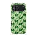 Green Butterfly and Zebra —Tough Phone Case
