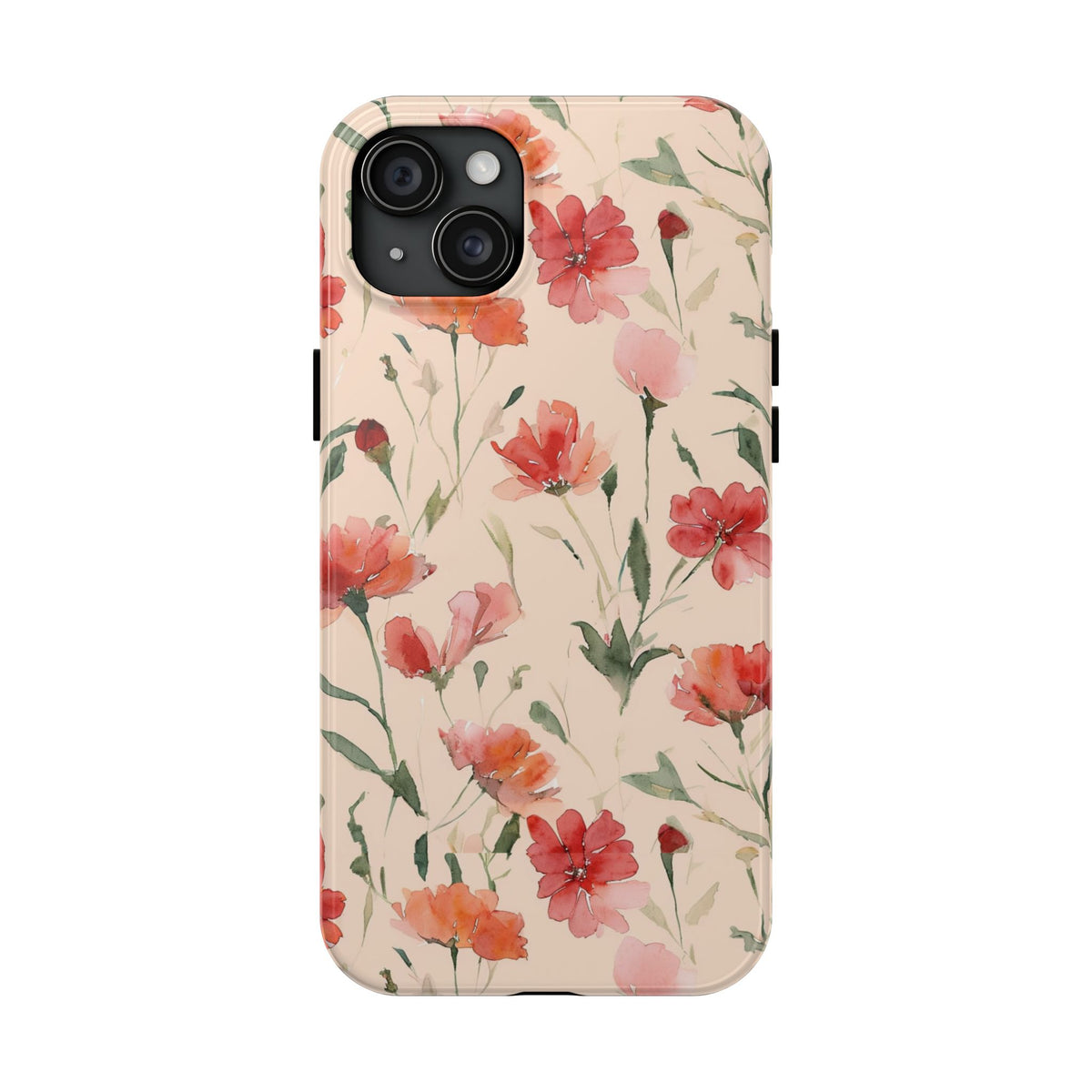 Floral Watercolor — Tough Phone Case