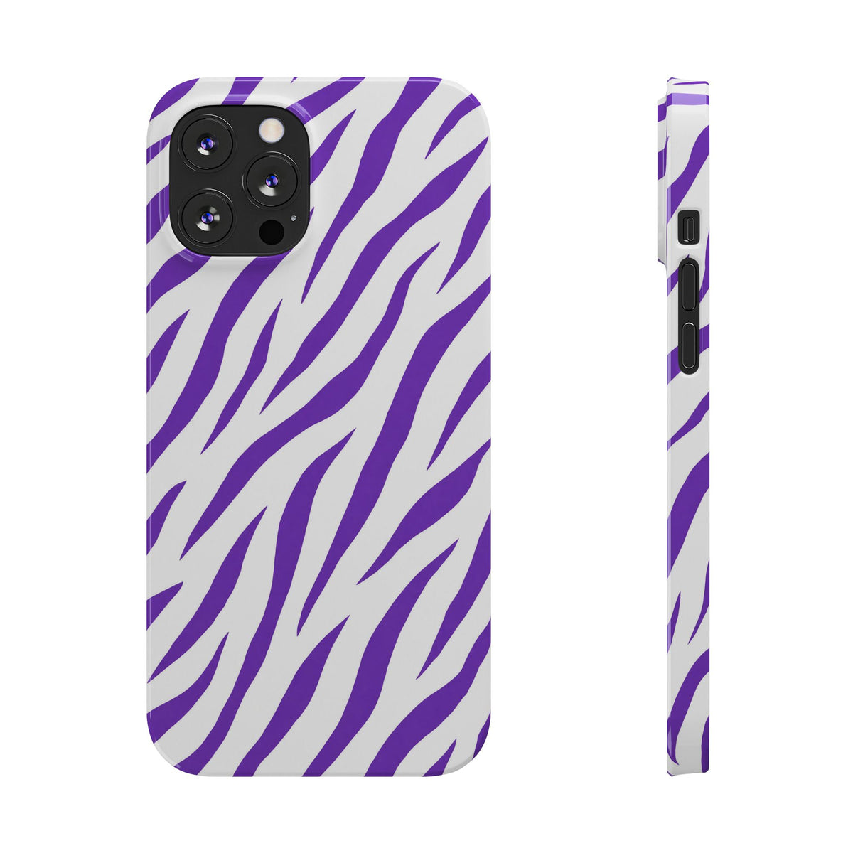 Purple Zebra  — Slim iphone Case