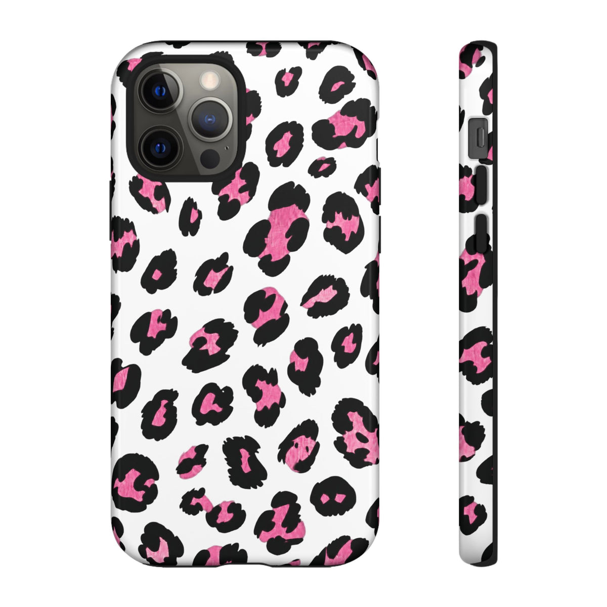 Pink Leopard Print Phone Case — Tough iphone Case
