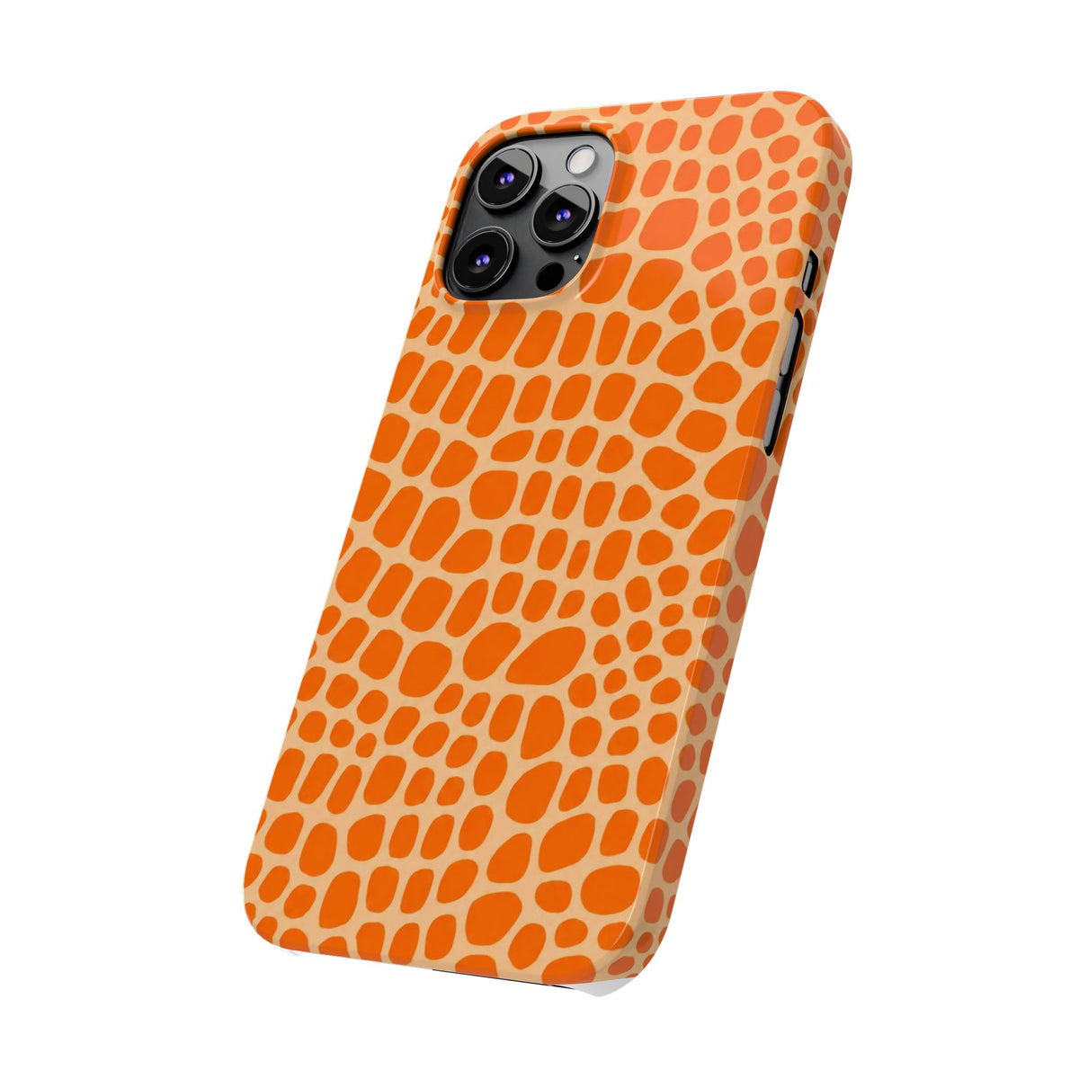 Orange Gator— Slim iphone Case