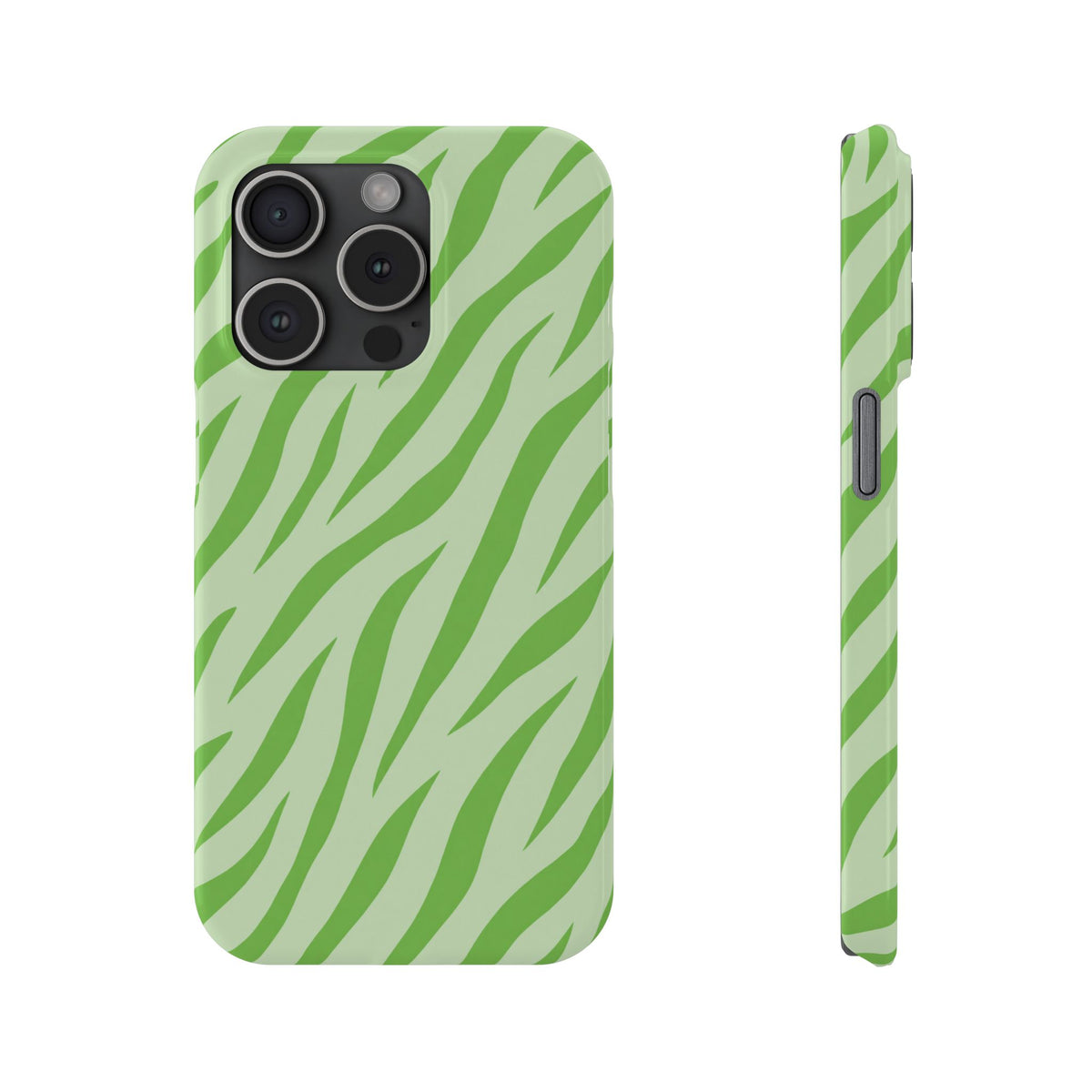 Green Zebra — Slim iphone Case