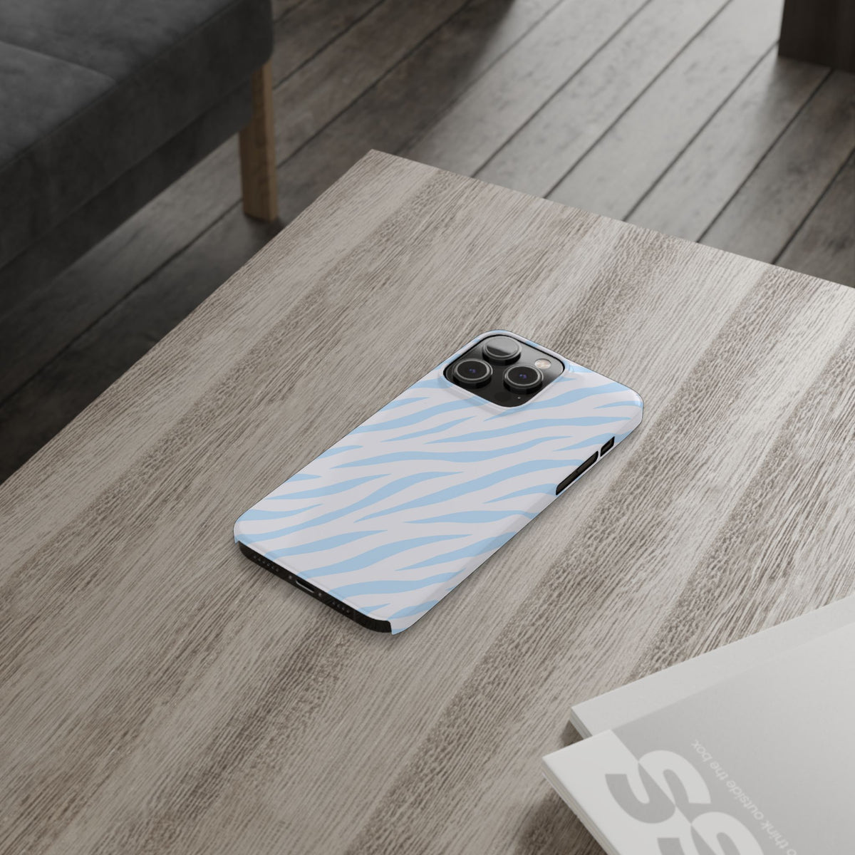Blue Zebra - Slim iphone Case