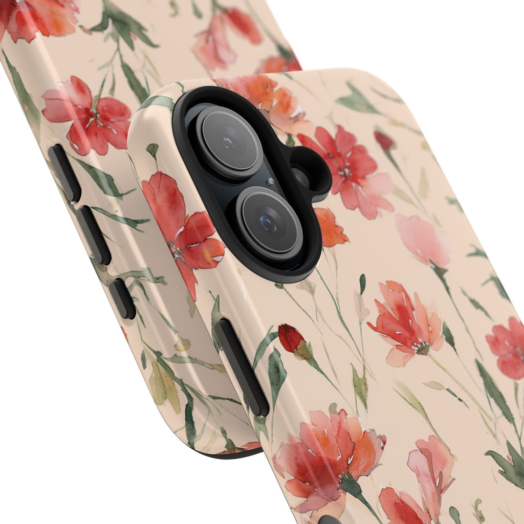 Floral Watercolor — Tough Phone Case