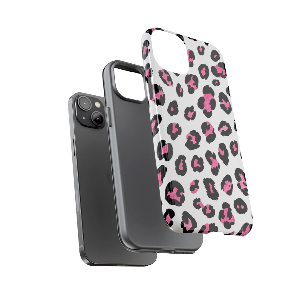Pink Leopard Print Phone Case — Tough iphone Case