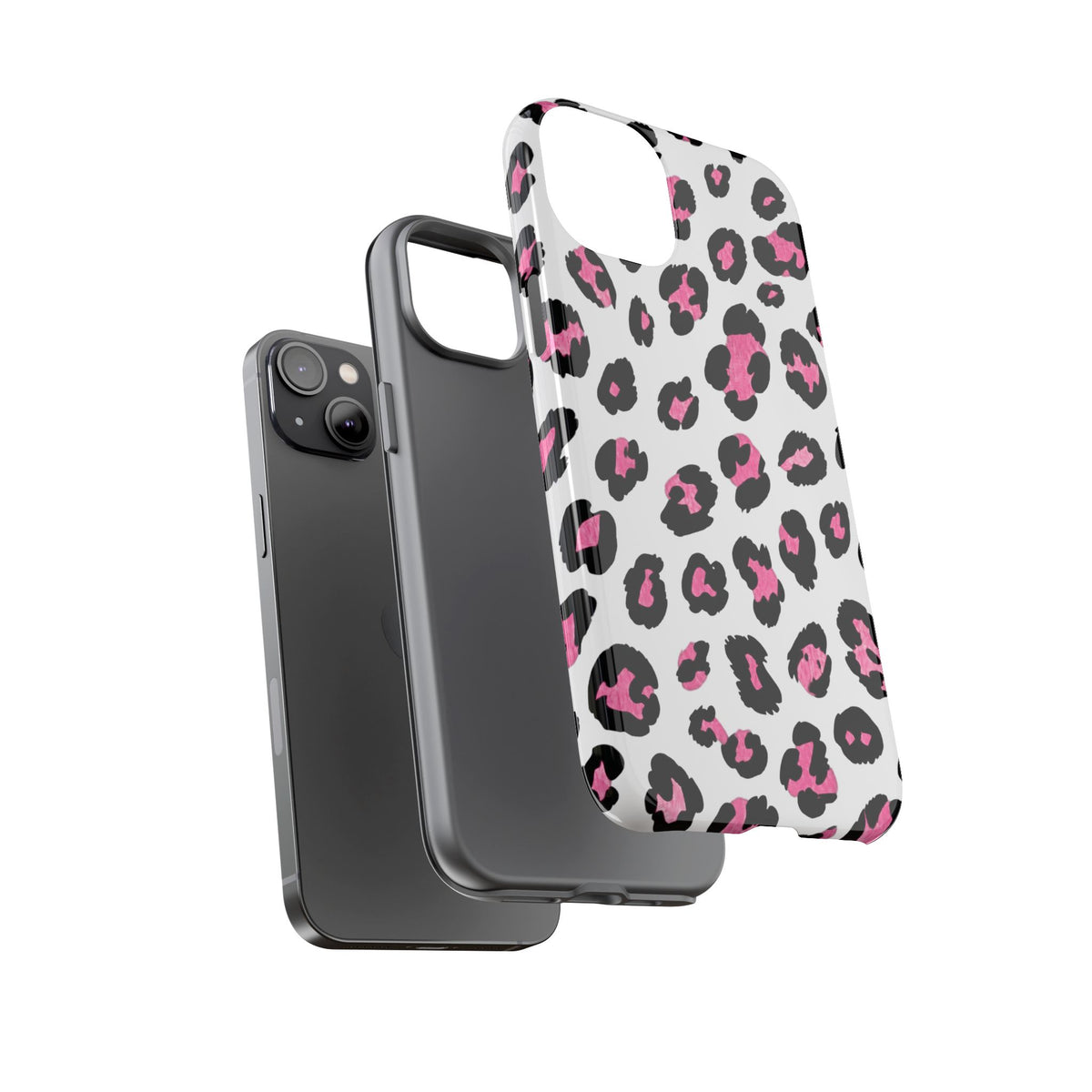 Pink Leopard Print Phone Case — Tough iphone Case
