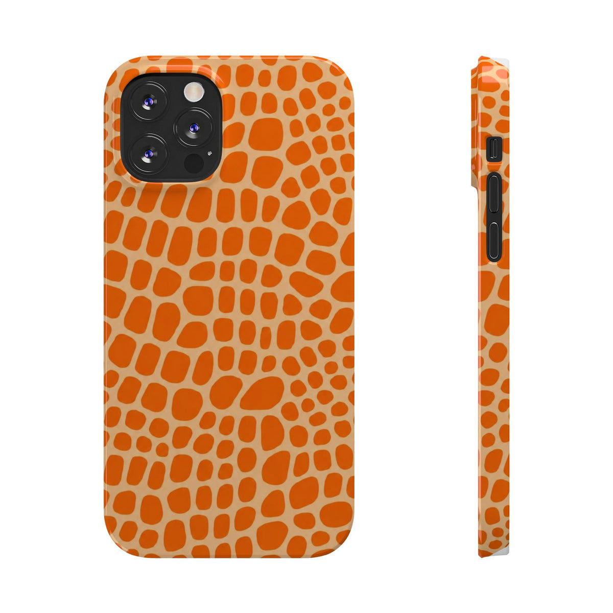 Orange Gator— Slim iphone Case