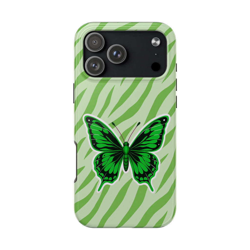 Green Butterfly - Tough Phone Case
