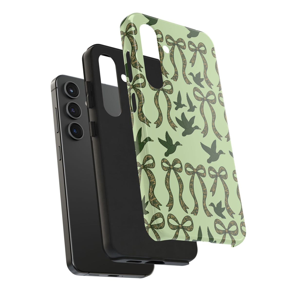 Duck "Cam-bow" - Tough Phone Case (Green)